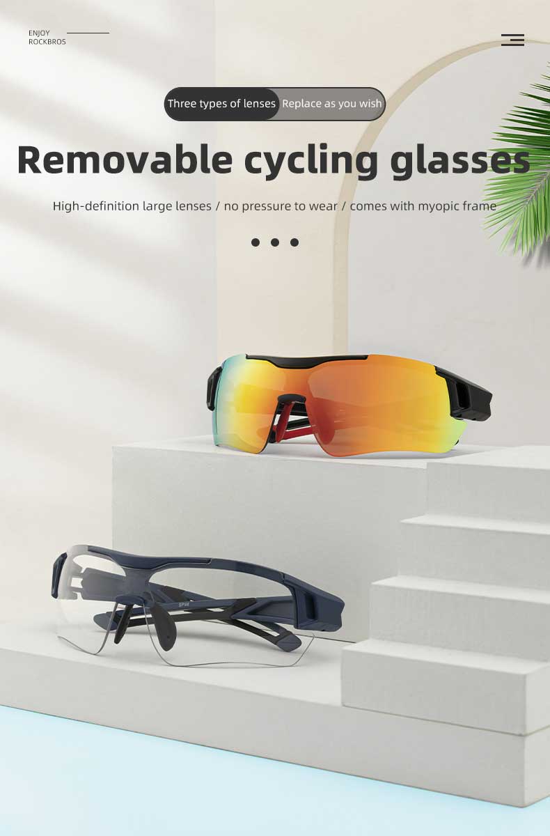 Polarized Cycling Glasses Sports Sunglasses Riding Protection Goggles