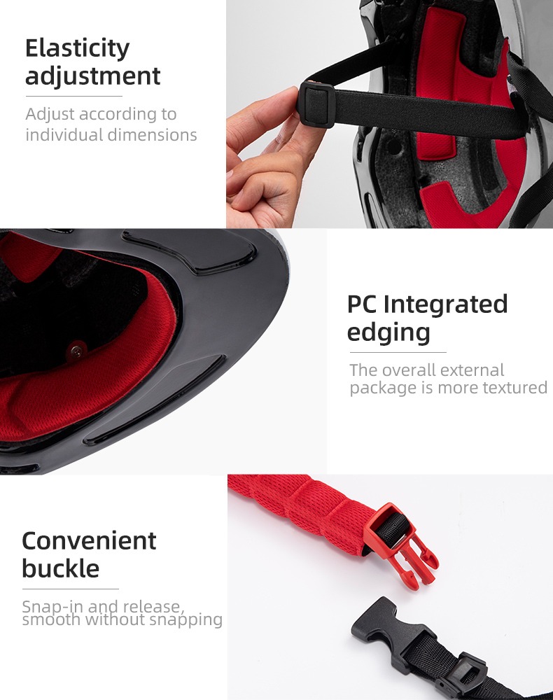 Bike Helmet With Goggles Ebike Motorcycle Helmet - Cycling Helmet - 11