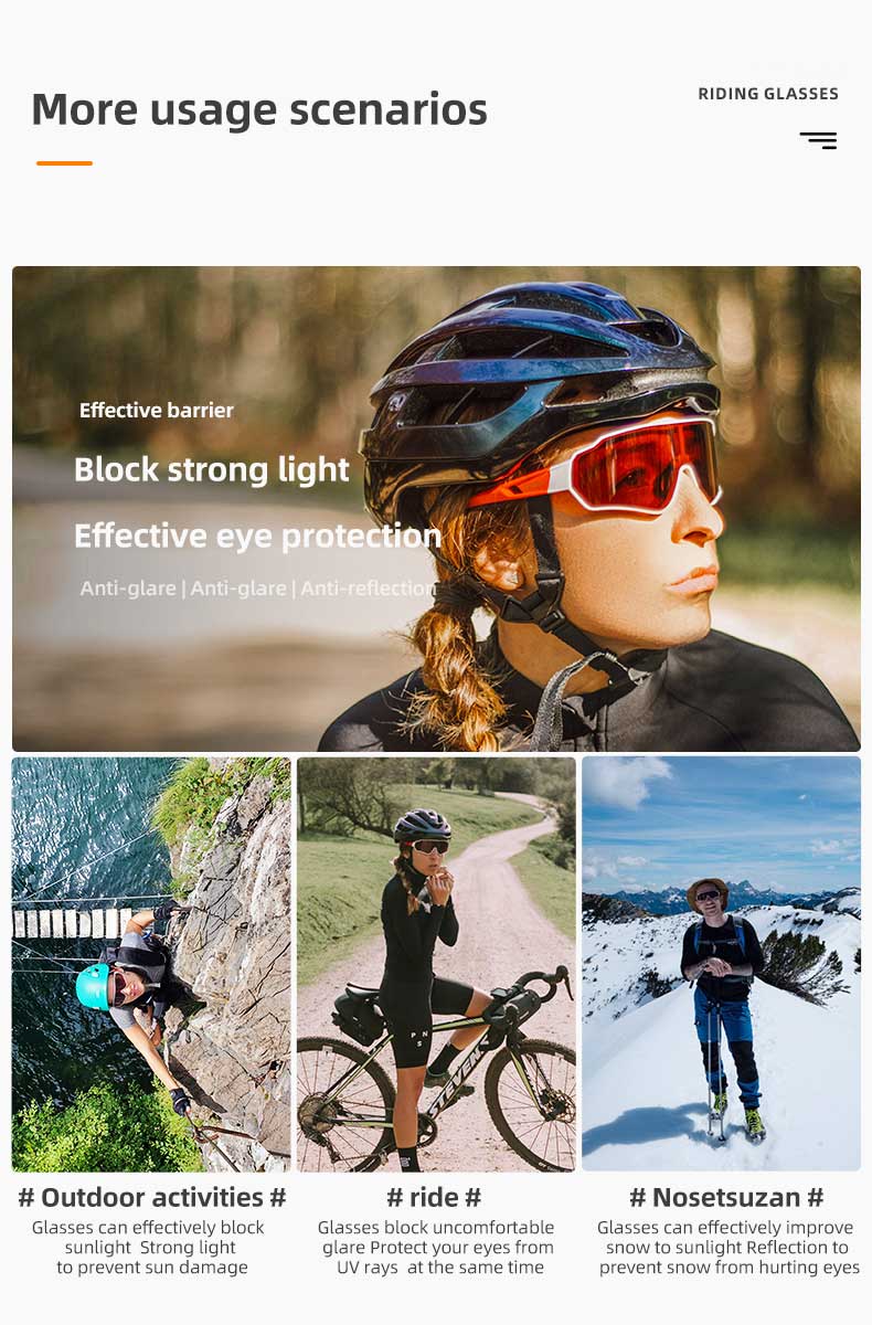 Cycling Glasses Photochromic Outdoor Sport Hiking Eyewear - Cycling Glasses - 8