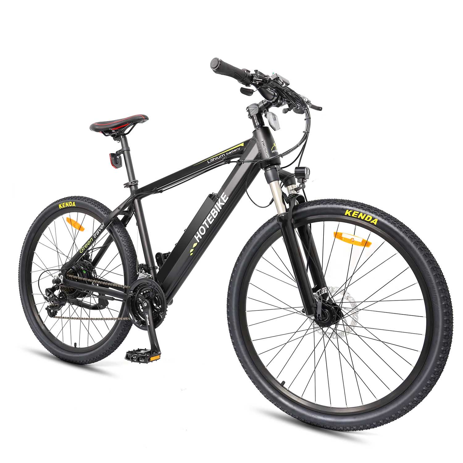 ඉවත් කළ හැකි බැටරිය සහිත 48V 500W 26″ E Mountain Bike