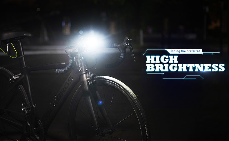 Luci posteriori per bicicletta impermeabili IPX6 1000 lumen USB ricaricabili 5 modalità