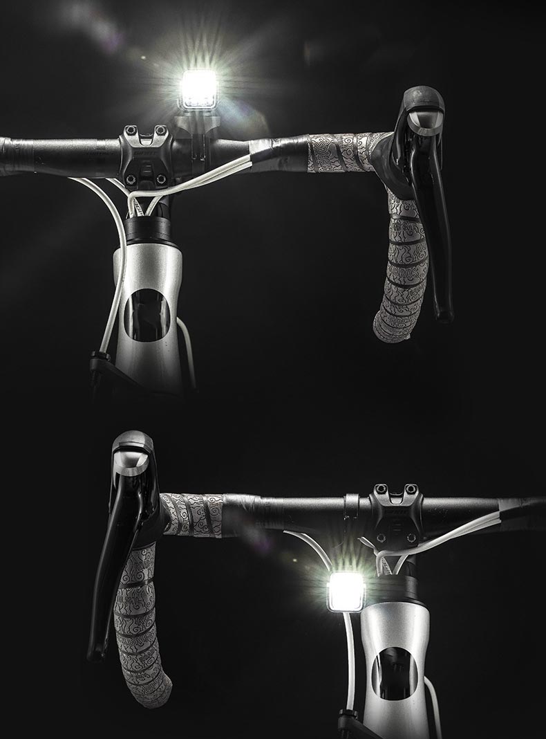 Luci posteriori per bicicletta impermeabili IPX6 1000 lumen USB ricaricabili 5 modalità