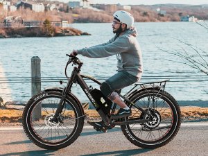 HOTEBIKE Rower elektryczny dla dorosłych 1000 W Fat Tire Ebike 48 V 24 Ah Wymienny akumulator 26 "x 4.0 Rower elektryczny Profesjonalny 21-biegowy kolorowy ekran Zawieszenie widelec pneumatyczny