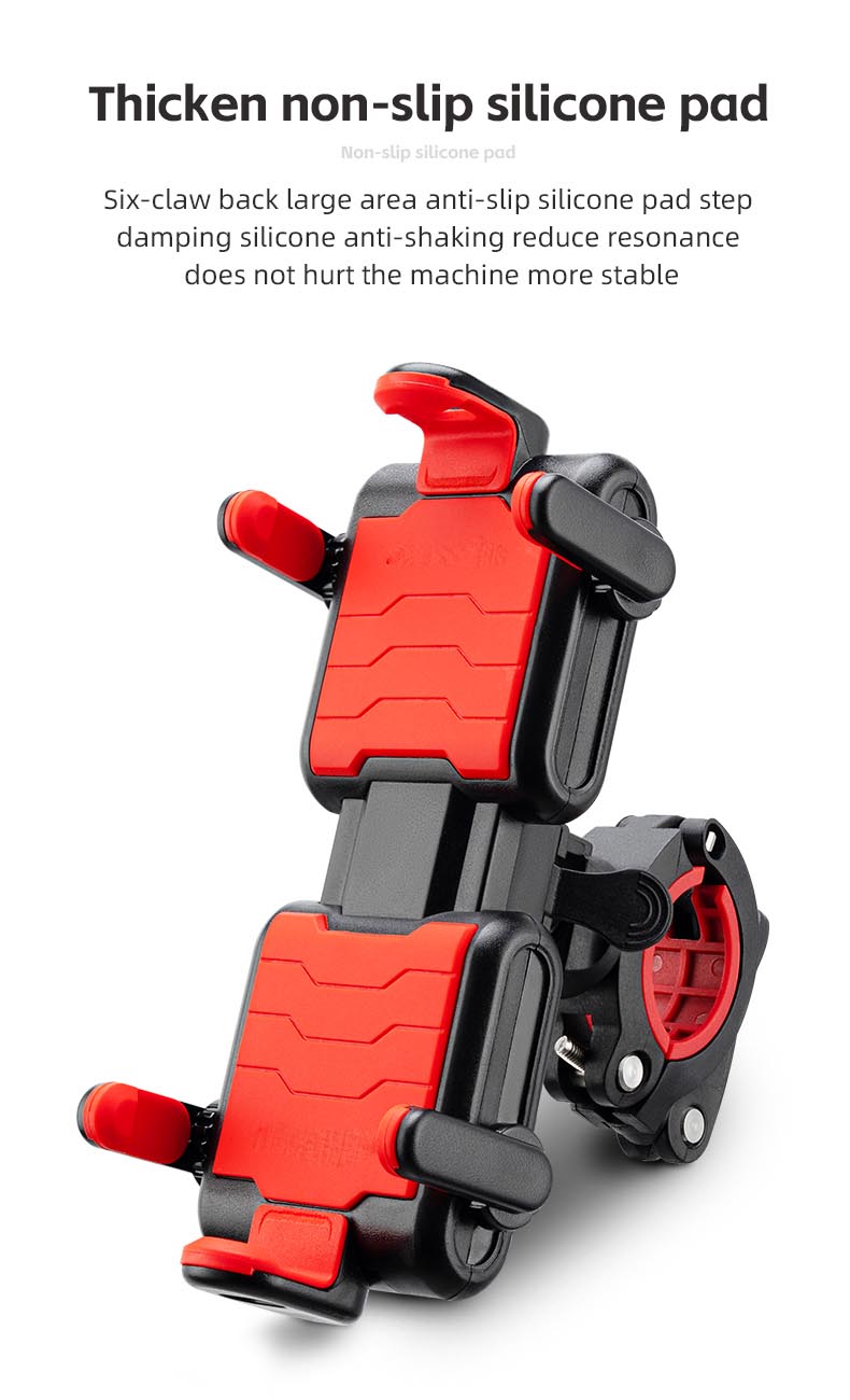 Adjustable Phone Holder For Bike Mount Handlebar Clip for Bicycle Scooter - Phone Holder - 4