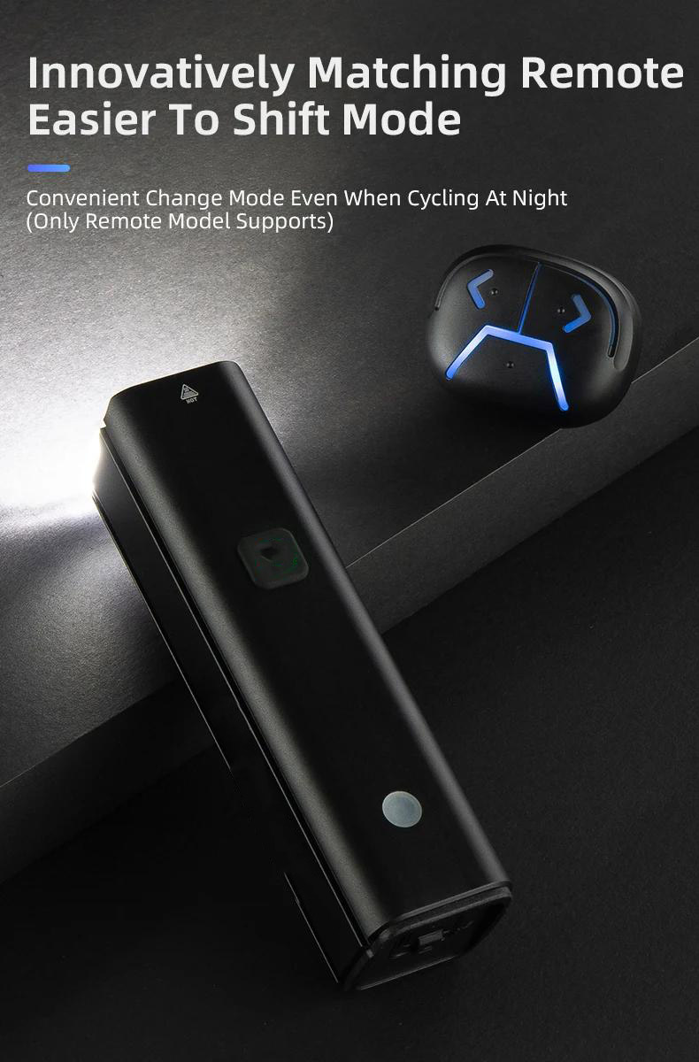 Bicycle Brake Light 1500LM 5500mAh IPX6 Aluminum Smart Brightness Sense Adjust - Bicycle Lights - 5