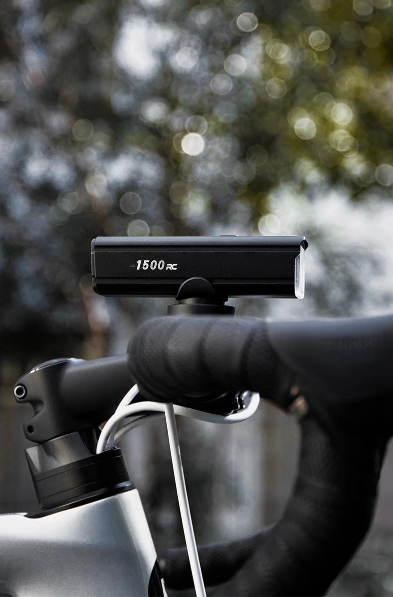 Bicycle Brake Light 1500LM 5500mAh IPX6 Aluminum Smart Brightness Sense Adjust 