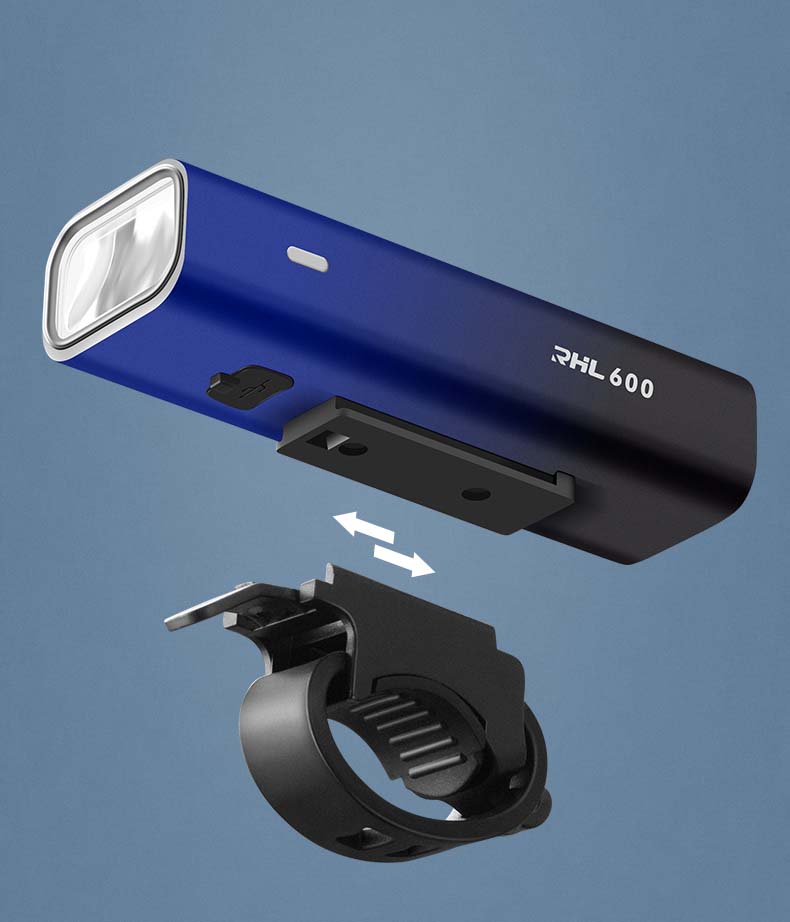 Bicycle Front Light Night Riding High Beam Flashlight USB Charging Rainproof - Bicycle Lights - 7