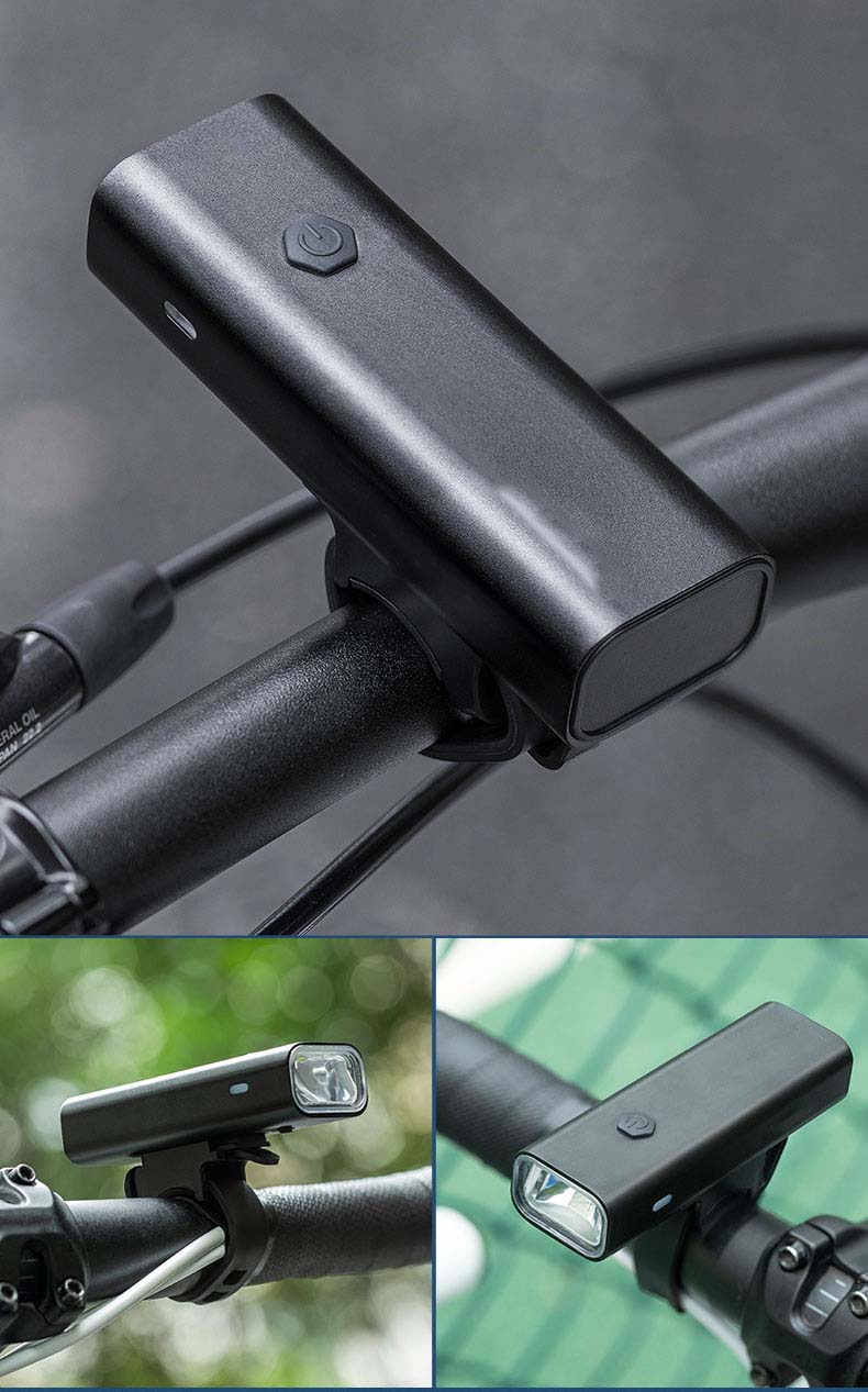 Bicycle Front Light Night Riding High Beam Flashlight USB Charging Rainproof - Bicycle Lights - 2