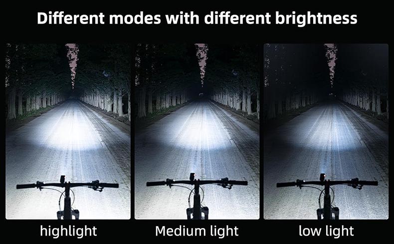 Bicycle Led Light 2600mAh High-Capacity Rechargeable IPX6 Waterproof - Bicycle Lights - 6