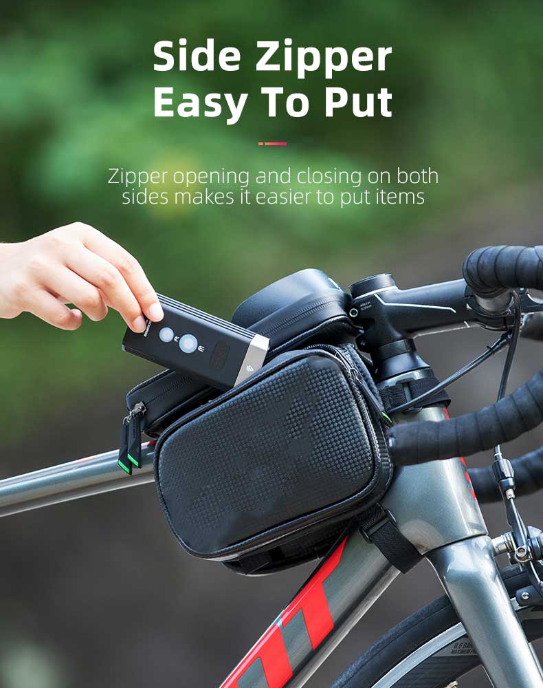 Bicycle Rack Bag Waterproof Top Tube Phone Bag Touch Screen Bicycle Pouch - Bicycle Bag - 1