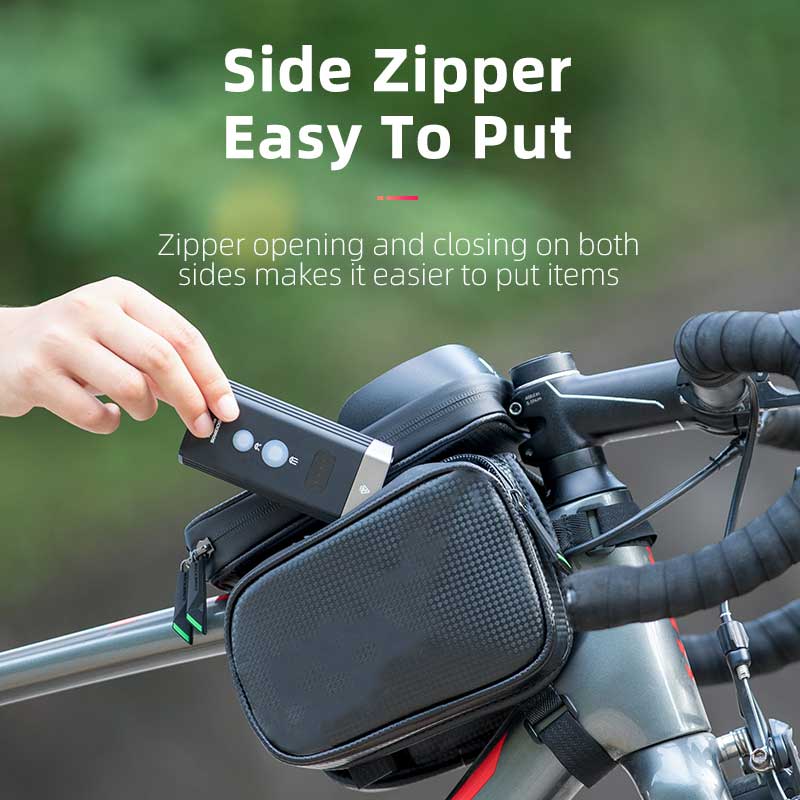 Bicycle Rack Bag Waterproof Top Tube Phone Bag Touch Screen Bicycle Pouch