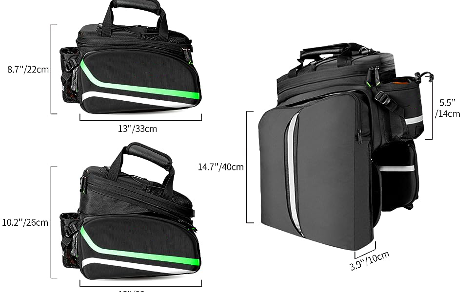 Bicycle Rear Rack Bag 17L-45L Waterproof Camel Bag Bike Accessories - Bicycle Bag - 3
