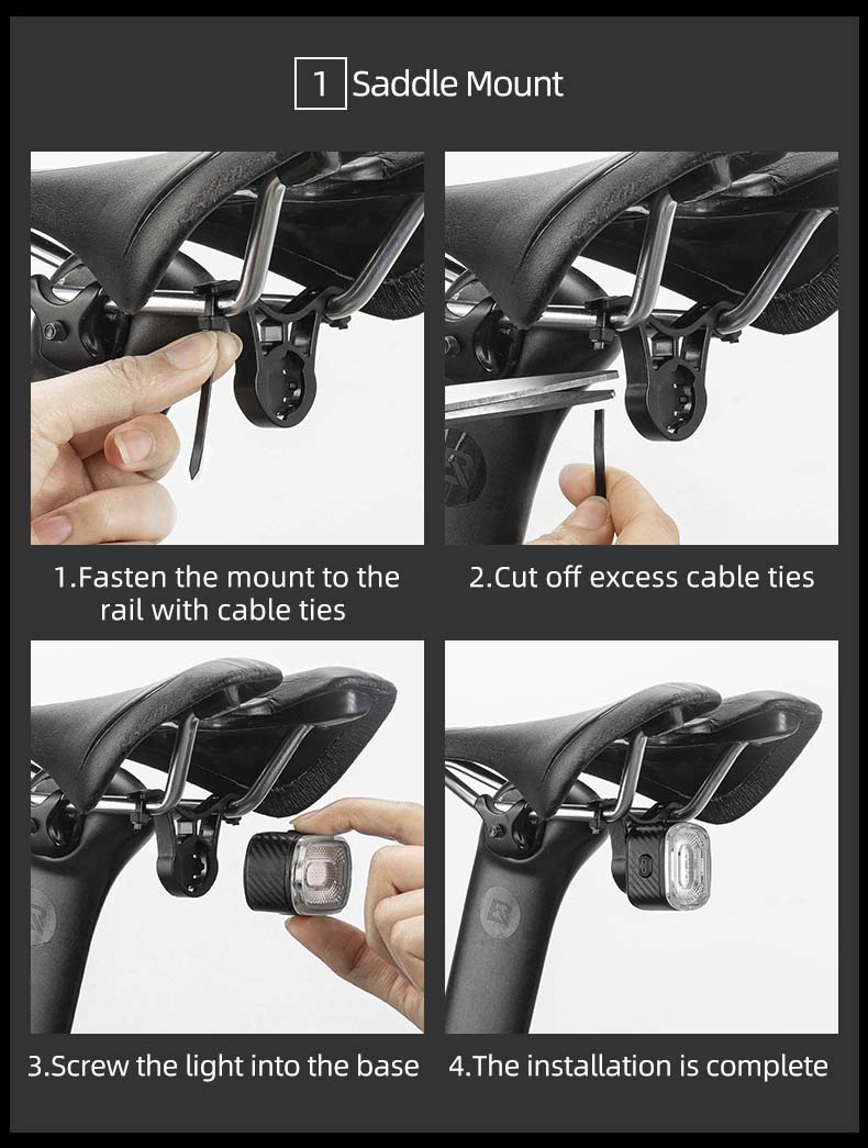 Bicycle Safety Lights Intelligent Sensing Brake Night Riding Tail Light - Bicycle Lights - 13