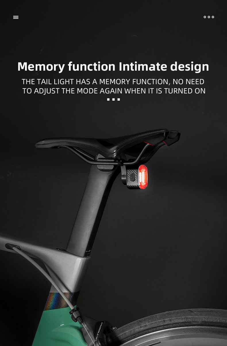 Bicycle Safety Lights Intelligent Sensing Brake Night Riding Tail Light - Bicycle Lights - 2