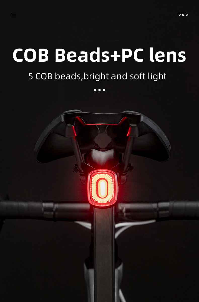 Bicycle Safety Lights Intelligent Sensing Brake Night Riding Tail Light - Bicycle Lights - 3