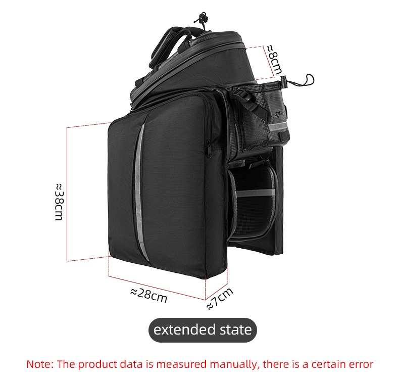 Bicycle-Trunk-Bag-Waterproof-Carbon-Leather-Bicycle-Rear-Seat-Cargo-Pack