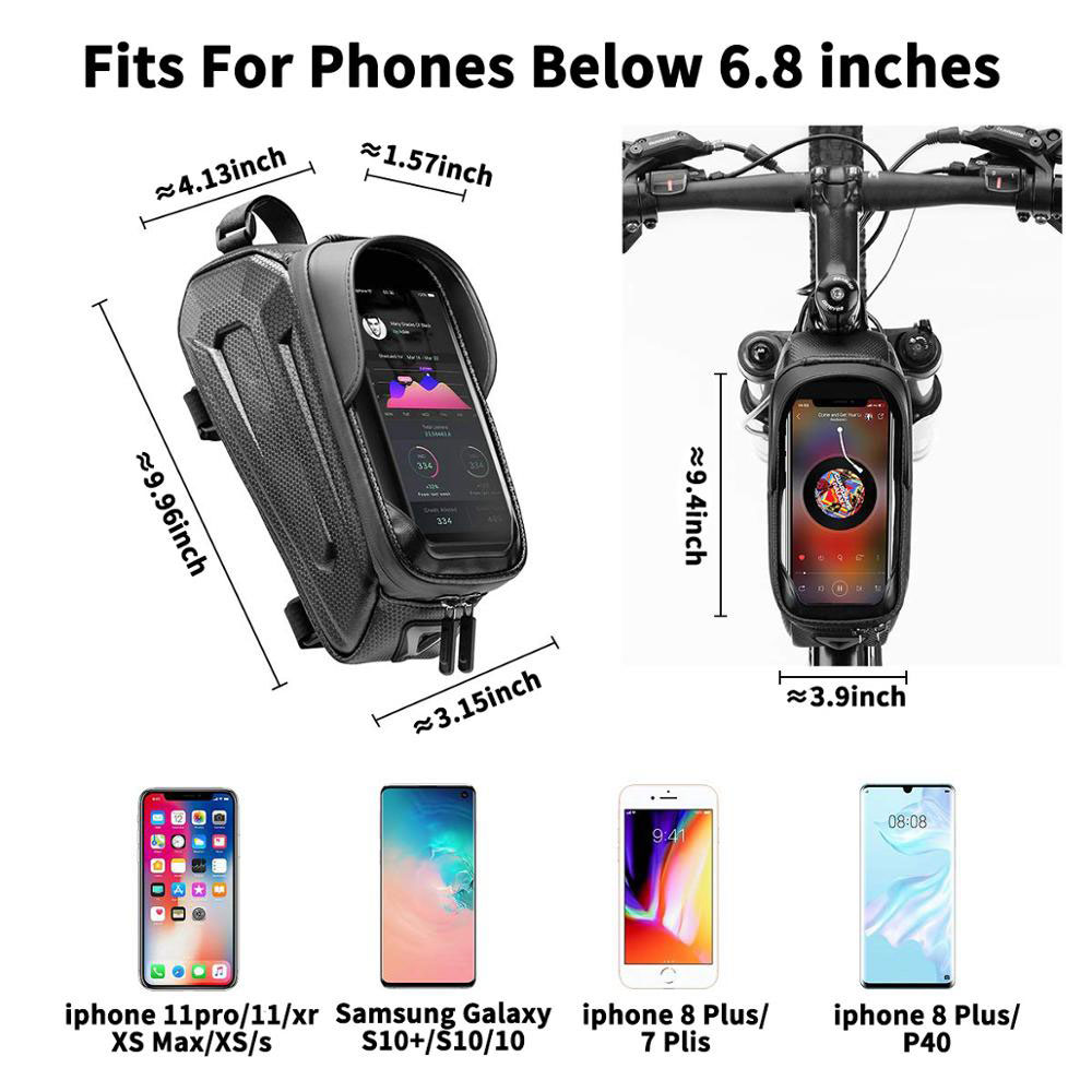 Bicycle Bag Riding On The Top Tube 0.7L Waterproof Phone Bag - Bicycle Bag - 5