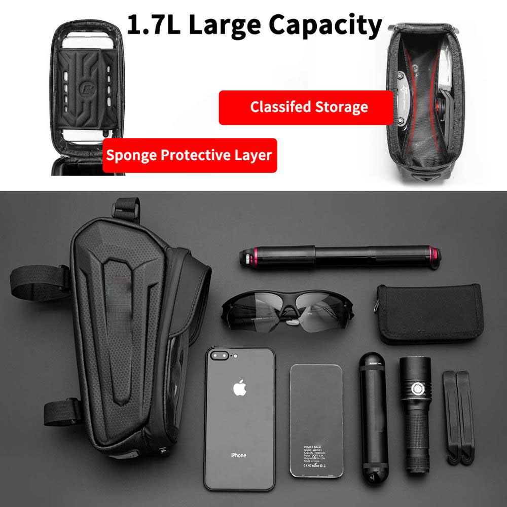 Bicycle Bag Riding On The Top Tube 0.7L Waterproof Phone Bag - Bicycle Bag - 4