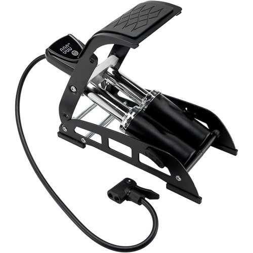 Bike Air Pump Foot Pump 160PSI Intelligent Pressure Gauge Portable Air Pump Inflator