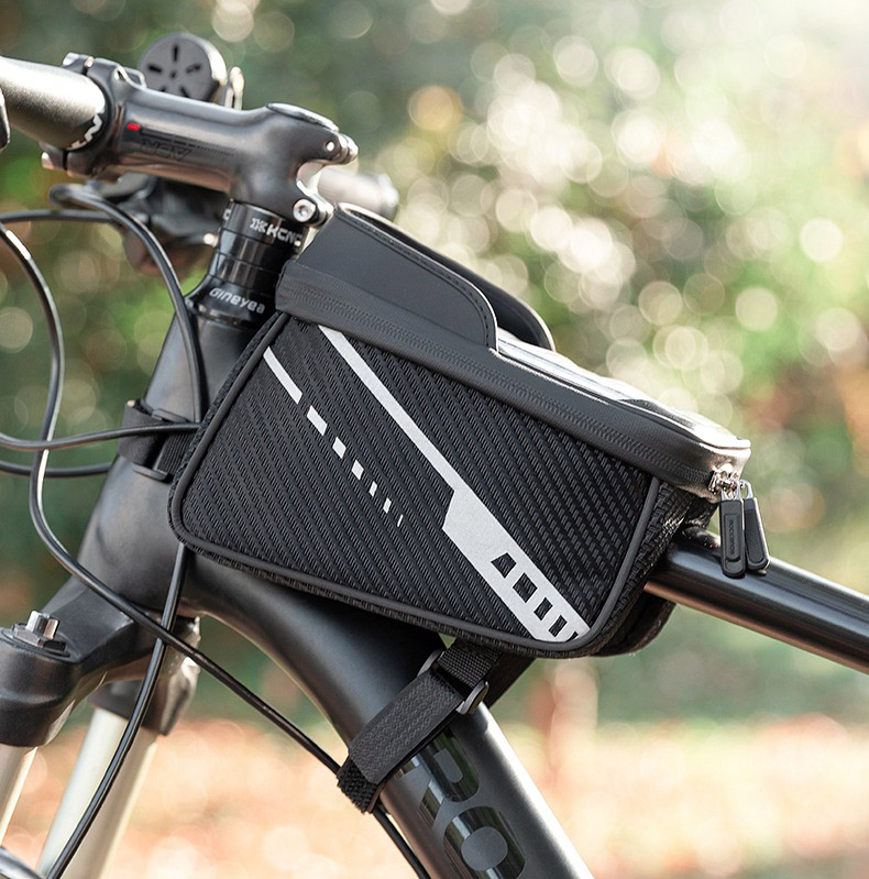 Bike Phone Front Frame Bag Top Tube Bicycle Handlebar Bag - Bicycle Bag - 1