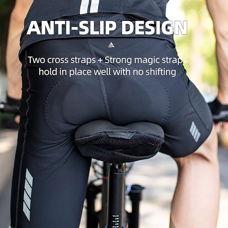 Подушка для велосипедного сидіння, м’який вузький чохол для сидіння з дощовиком 11x7 дюймів