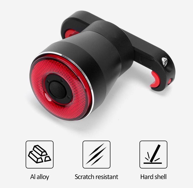 Bike Tail Light Smart Brake Sensing Bicycle Rear Light IPX6 Waterproof - Bicycle Lights - 6