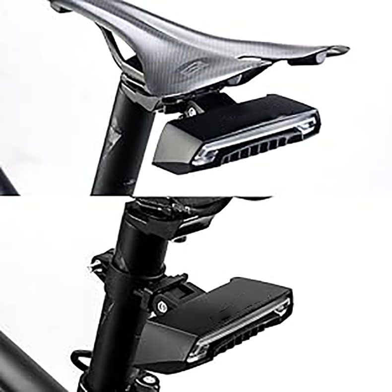Brake Bicycle Light Rechargeable USB Warning Light for Night Riding Safety - Bicycle Lights - 7