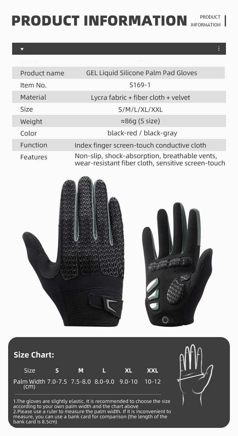 Breathable Shock-Absorbing Cycling Gloves Spiderweb Design - Glove - 3