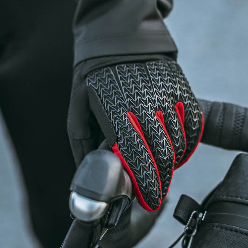 Breathable Shock-Absorbing Cycling Gloves Spiderweb Design