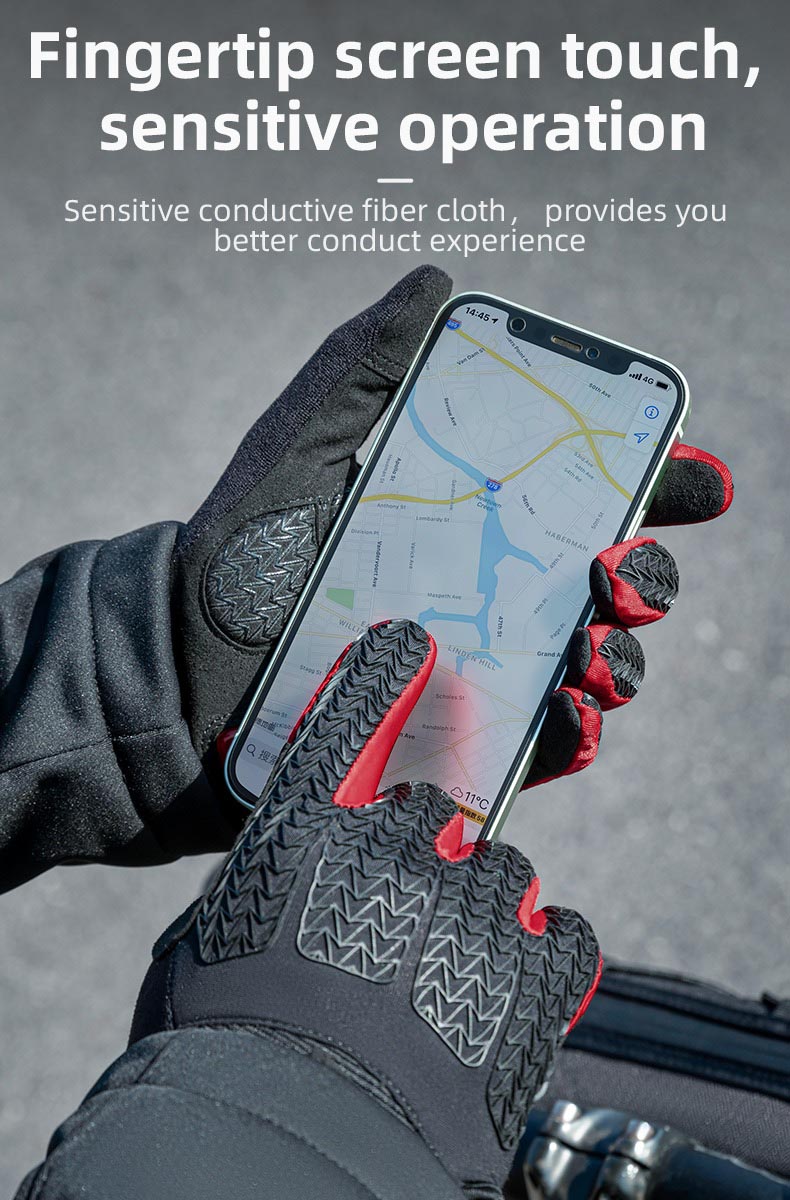 Breathable Shock-Absorbing Cycling Gloves Spiderweb Design - Glove - 6