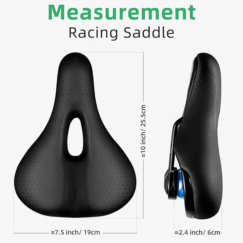 Inonyaradza Bhasikoro Seat Cushion Memory Foam Bike Saddle Mvura Yeguta MTB Mujaho Mabhasikoro