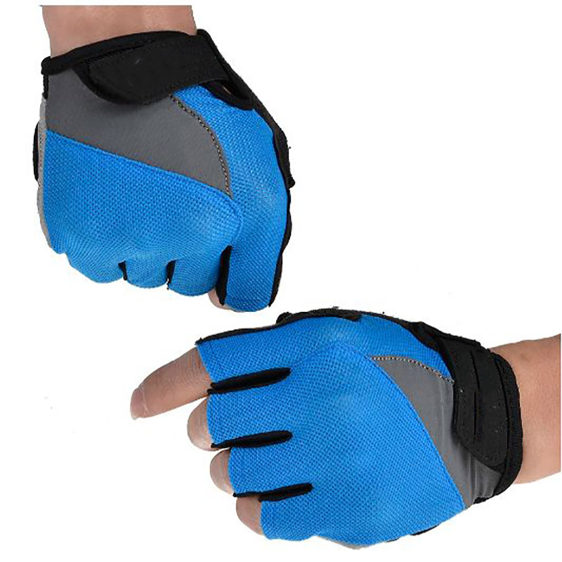 Cycling Gloves Non-Slip Breathable Mtb Summer Short Half Finger Sport Gloves - Glove - 2