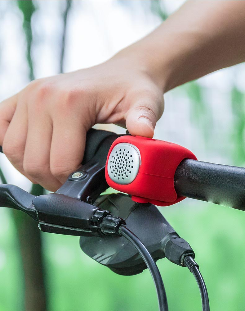 Electric Bike Horn 90 dB Electra Bike Bell Loud Bike Horn Electronic for Adults Kids - Bike Bell & Horn - 9