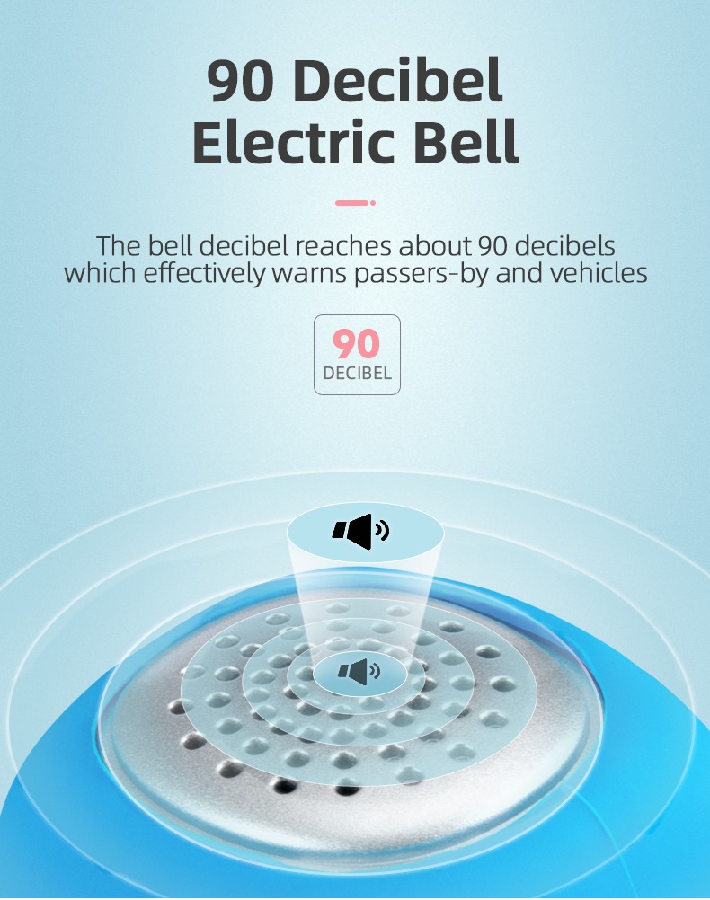 Electric Bike Horn 90 dB Electra Bike Bell Loud Bike Horn Electronic for Adults Kids - Bike Bell & Horn - 4