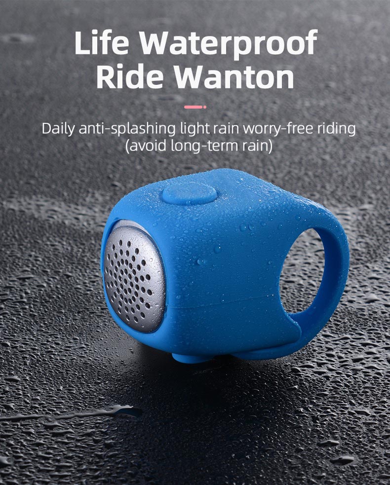 Electric Bike Horn 90 dB Electra Bike Bell Loud Bike Horn Electronic for Adults Kids - Bike Bell & Horn - 6