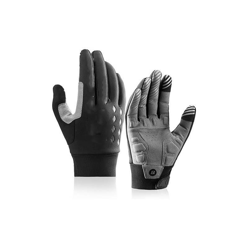 Full Finger Cycling Gloves Mens Anti-Slip Motorcycle Mountain Bike Gloves
