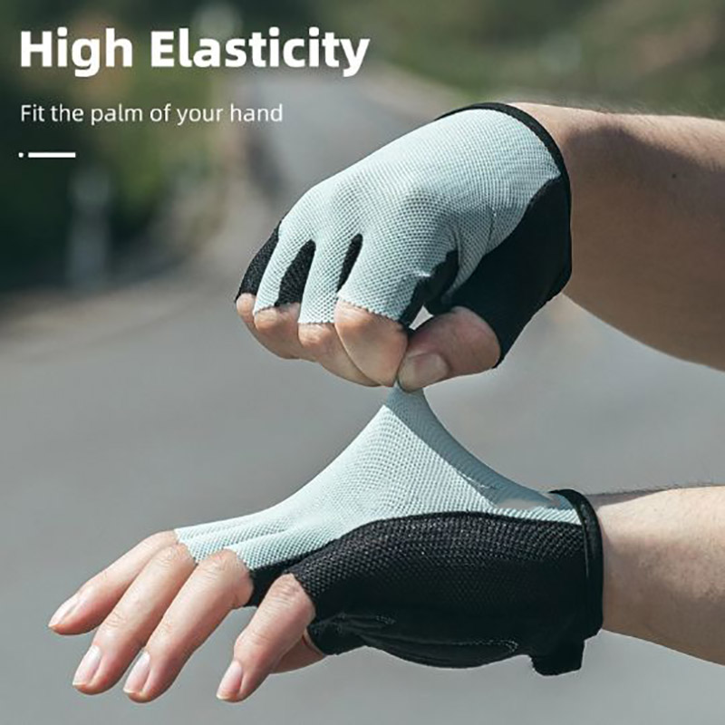 Pánské cyklistické rukavice Half Finger Prodyšné letní MTB horské outdoorové fitness rukavice