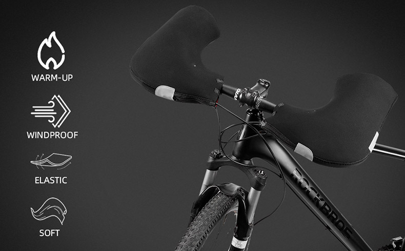 Handlebar Gloves Cold Weather Windproof & Coldproof Commuter Warmer Covers - Glove - 1