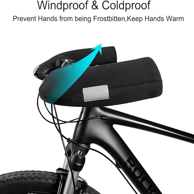 Handlebar Gloves Cold Weather Windproof & Coldproof Commuter Warmer Covers - Glove - 3