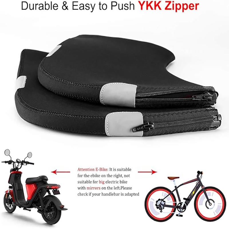 Handlebar Gloves Cold Weather Windproof & Coldproof Commuter Warmer Covers - Glove - 6