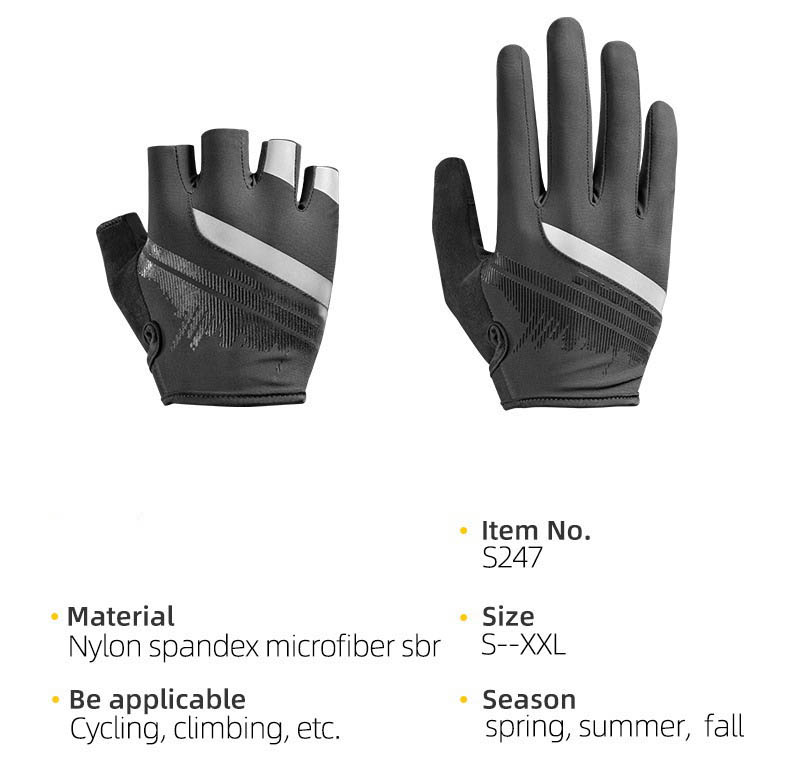 Mountain Bike Gloves Touch Screen Anti-Slip MTB Road Cycle Gloves Breathable Full Finger - Glove - 8