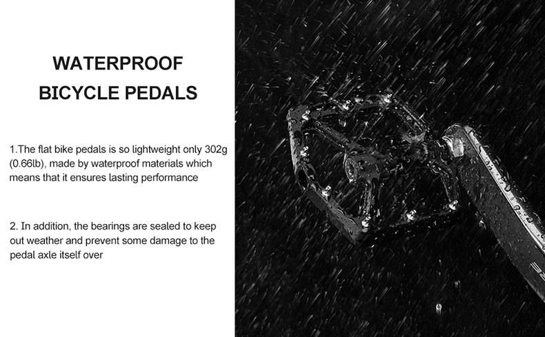 Bjergcykelpedaler Aluminium 916 forseglet leje letvægtsplatform til landevej