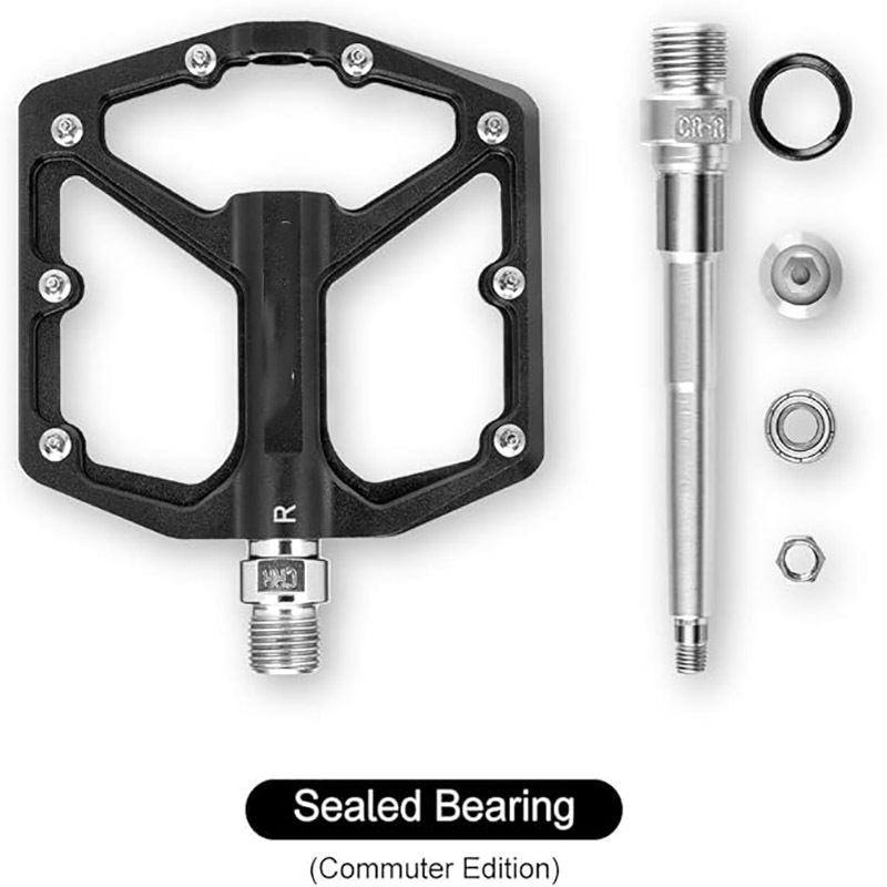 Mountain Cycling Pedals Aluminum Sealed Bearing Lightweight Platform for Road - Pedal - 6