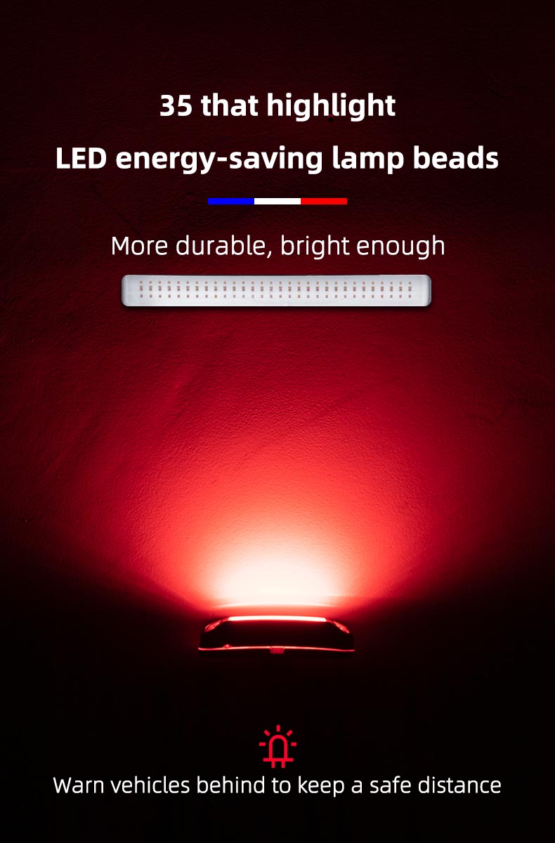 Mountain bicycle tail light USB charging warning light night riding taillight - Bicycle Lights - 8