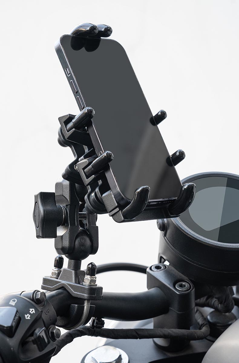 Phone Holder for Bike Aluminum Alloy Holder with Vibration Dampener - Phone Holder - 13
