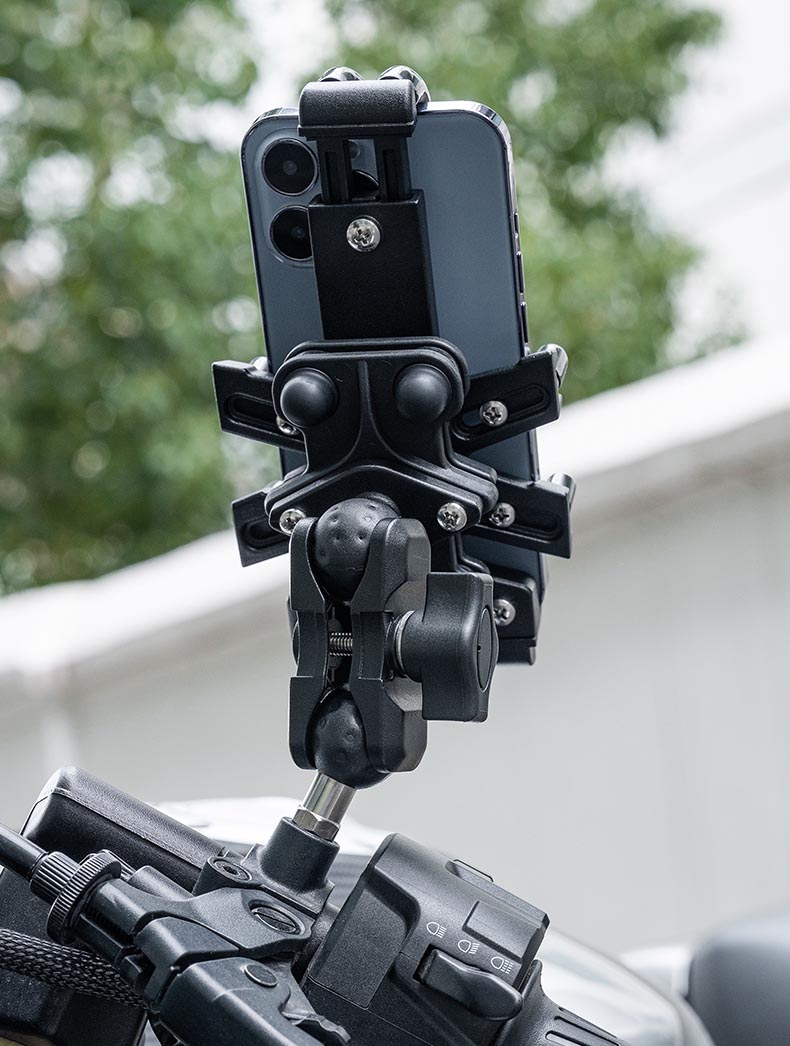 Phone Holder for Bike Aluminum Alloy Holder with Vibration Dampener - Phone Holder - 16