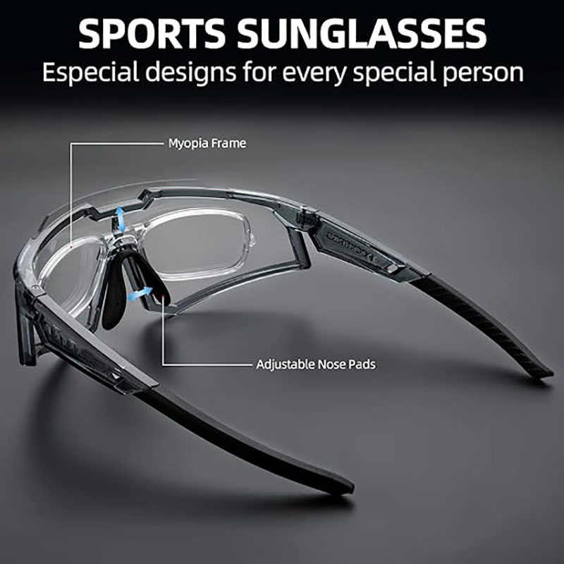 Fotohromske prozirne biciklističke naočale za muškarce i žene sa UV zaštitom