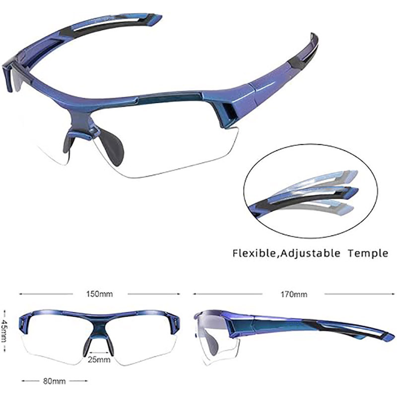 Photochromic Cycling Glasses for Men Women Sports Goggles UV Protection - Cycling Glasses - 13