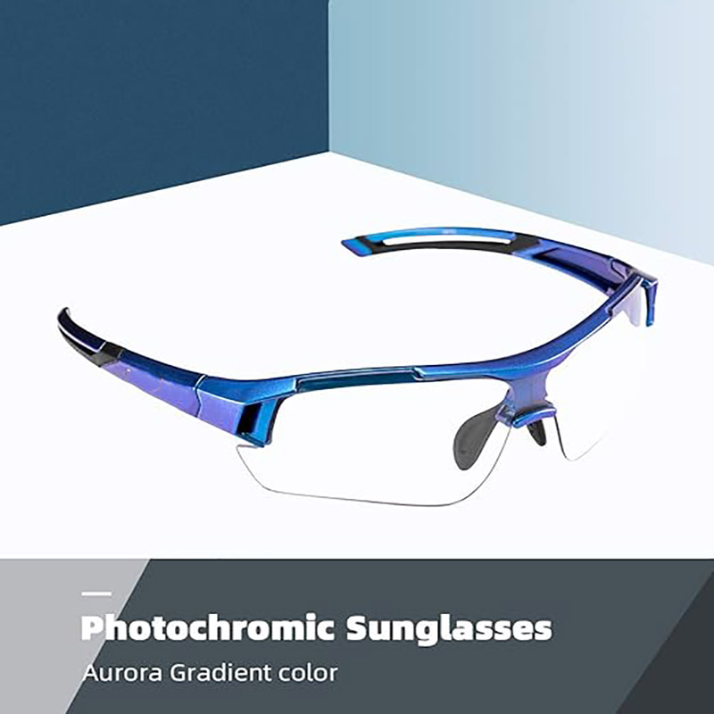 Photochromic Cycling Glasses for Men Women Sports Goggles UV Protection - Cycling Glasses - 12