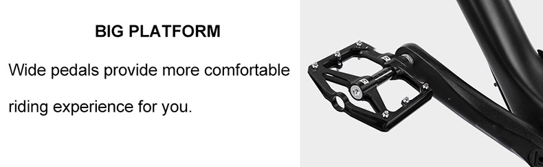 Road Cycling Flat Pedals Lightweight Carbon Fiber Sealed Bearing Pedals - Pedal - 5